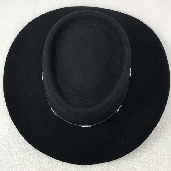 Master Hatters Of Texas Western Cowboy Hat In Black Quality Beaver Blend Felt - Picture 6 of 16